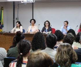 Conferência com o professor francês, Christian Laval. 17/10/2025. Foto: Beto Monteiro/Ascom UnB